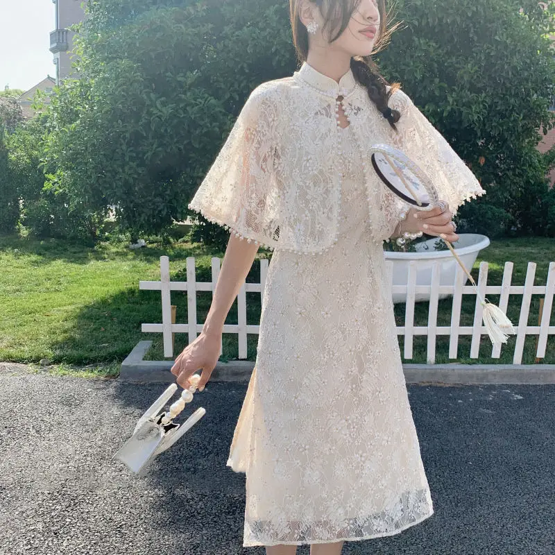 Women Party Bridal Casual Lace Shawl Wedding Cape Evening Dress Cape Style Shawl Elegant Light Sheer Gauze Lace Style YC702