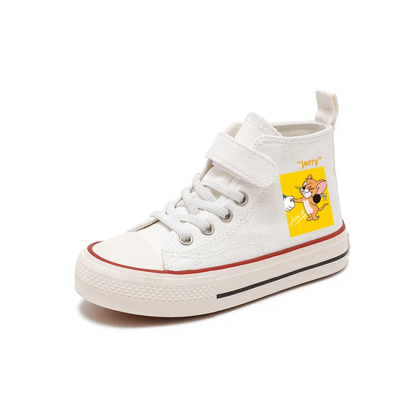 Fashion Tom and Jerry Girl Kid Boys Kid Canvas Shoes Casual Cartoon Sport comfort Shoes Children Print Boys Tennis Shoes 1056