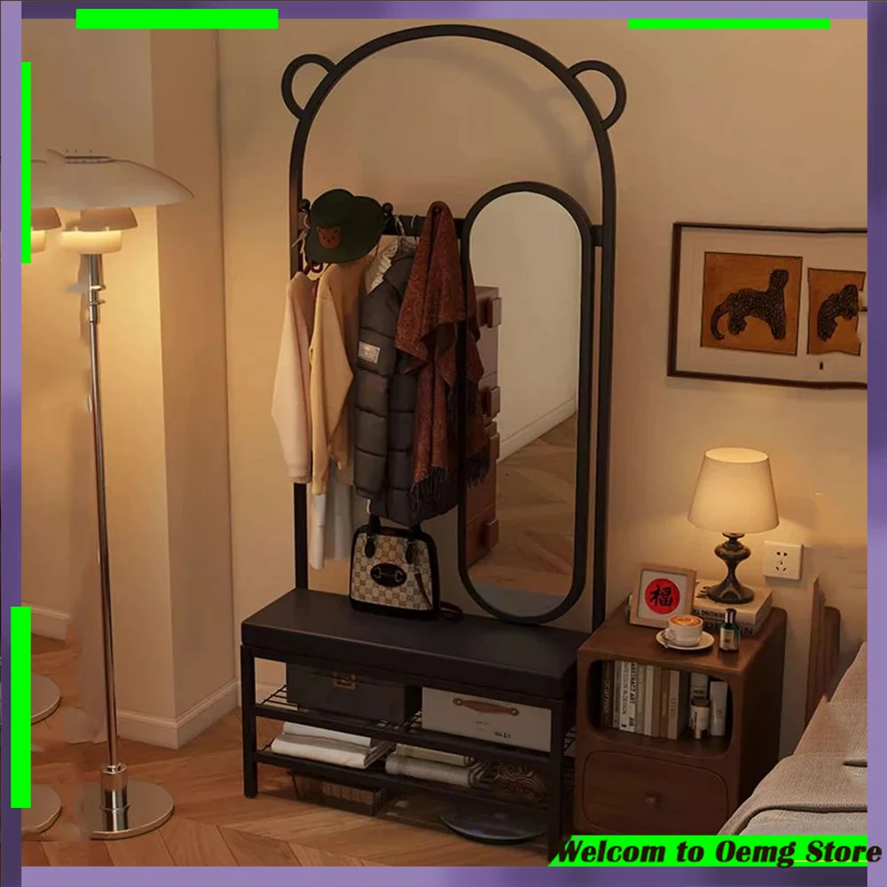 

Minimalist Black Metal Clothes Rack Modern Bedroom Hanging Stand Stylish Percheros Para Ropa De Pie Home Furniture Organization