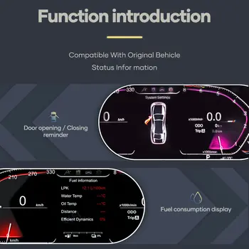 10 best sales digital dashboard cars - №2