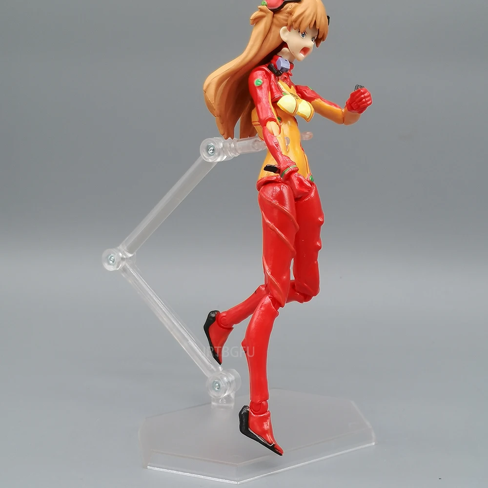 Figma 084 Asuka Langley Shikinami: Test Plugsuit ver.Evangelion: 2.0 You Can Anime PVC Action Figure Toy Game Figures Model Doll