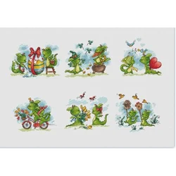 7493 Cross stitch kits Cross-stitch sets Needlework Homefun Diy stich On Sale