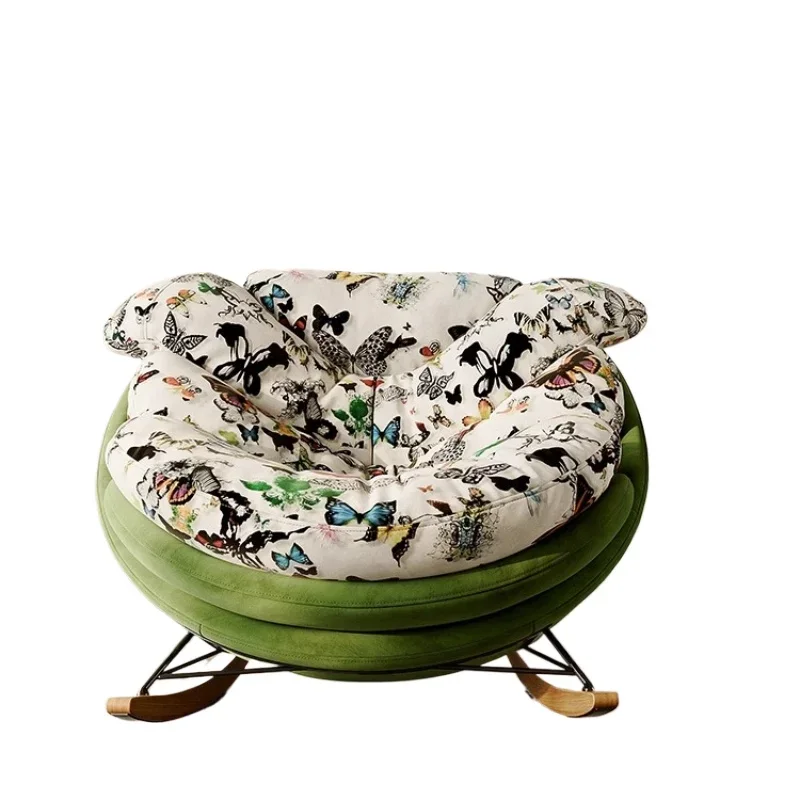 

Patent light luxury lazy butterfly rocking chair lazy recliner household living room leisure chair