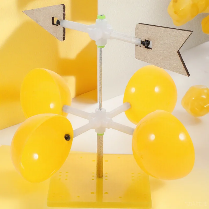 STEM Wind Vane Kit for Kids DIY Assembly Educational Model Weather Vane Toy Science Experiment Set Fun Plastic Wind Vanes