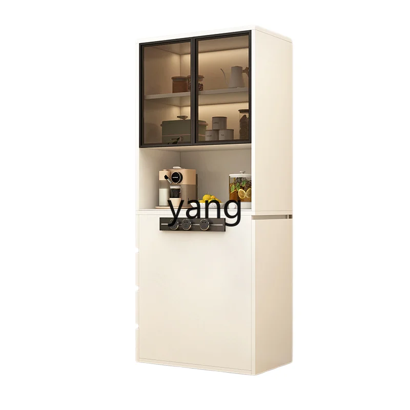 LHH  separate narrow dining side cabinet small apartment counter cabinet solid wood extremely narrow side cabinet