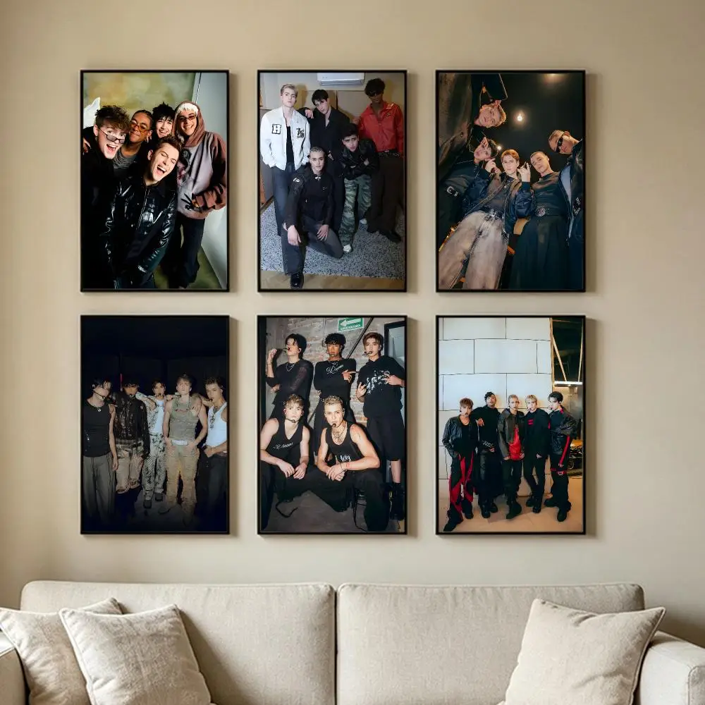 Band Santos Bravos Poster Print Art Pictures Home For Living Room And Bedroom Wall Decor Frameless Painting