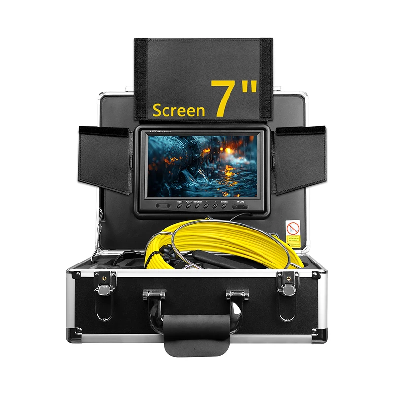 Endoscope Camera Pipeline Inspection Camera HD 1080P 8GB DVR WiFi, 1000TVL IP68 Waterproof for Android 7/9 Inch Screen