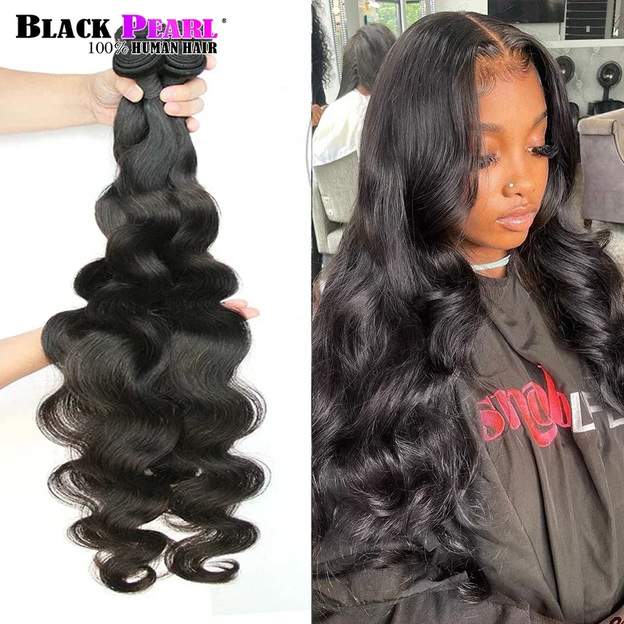 Virgin Raw Remy Hair Extensions For women 30 Inch Human Hair Bundles Weave Brazilian Hair Bundles Loose Body Wave 3 Bundles Weft