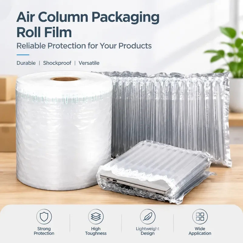 Air Column Bag Crash Resistant Shock Absorbing Inflatable Packaging Anti Drop Bubble Roll For Express Shipping Protection