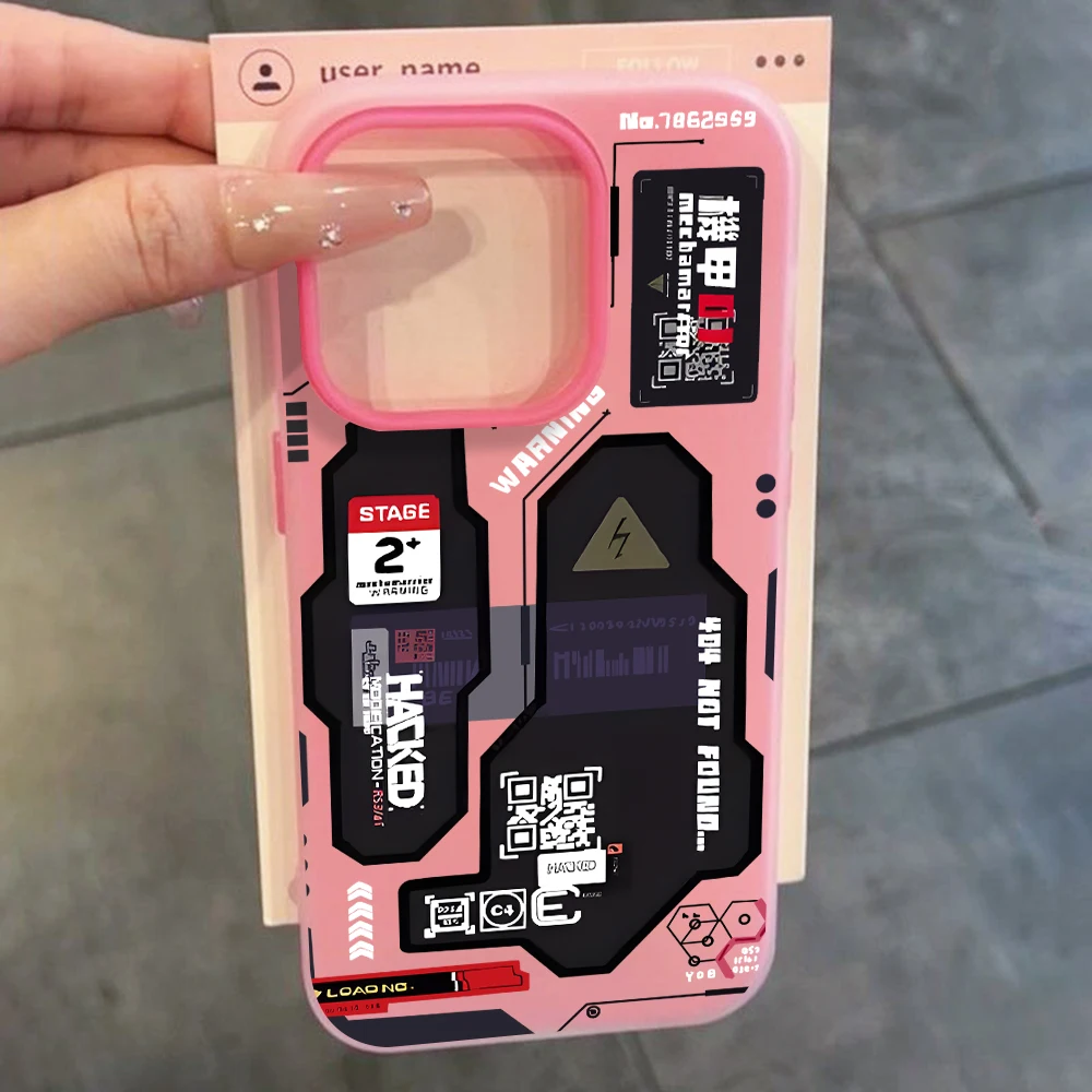Für iPhone 17 15 16 14 Pro Max Hülle Plus Hacker Kreativ-Cover für iPhone 13 11 12 ProMax XS XR XS 7 8 Plus Bonbonfarbene Hüllen – Detail 8