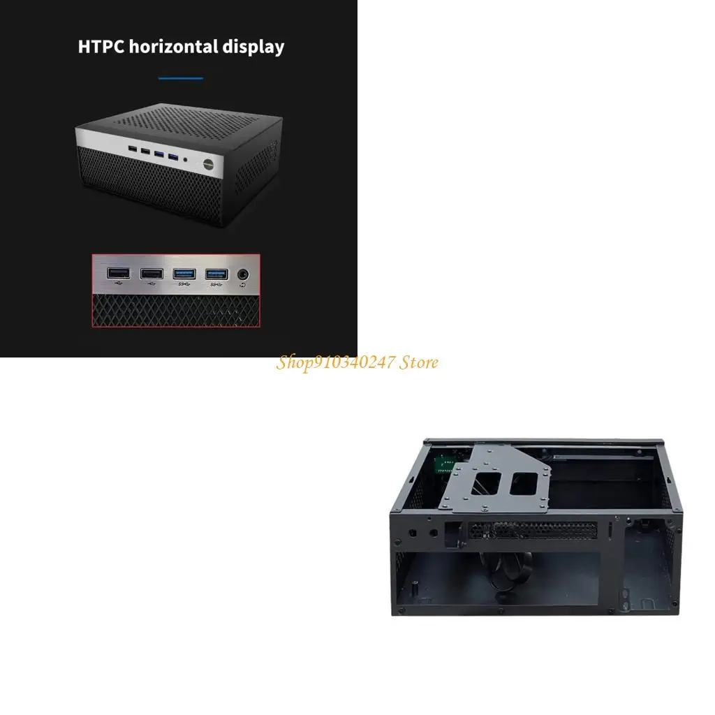 

Q22A Tiny ITX Tower Chassis Heavy Duty Steel Materials Desk Space Optimized