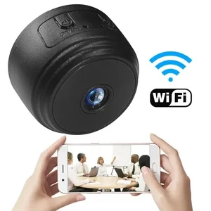 A9 WIFI كاميرا صغيرة لاسلكية مسجل فيديو كاميرا واقية أمن كاميرا مراقبة المنزل الذكي للأطفال الأليفة أفضل 12 كاميرا ليلية للحيوانات - رقم 1