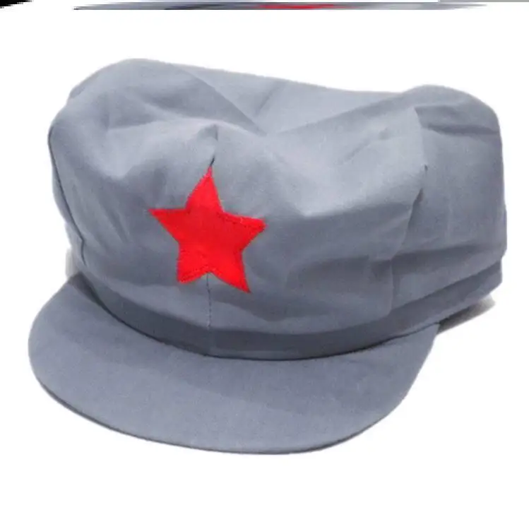 

Red Performance Cap Men's Sle Five-Pointed Star Tourist Hatrevival Film And Tv Children's Hathome Use Set