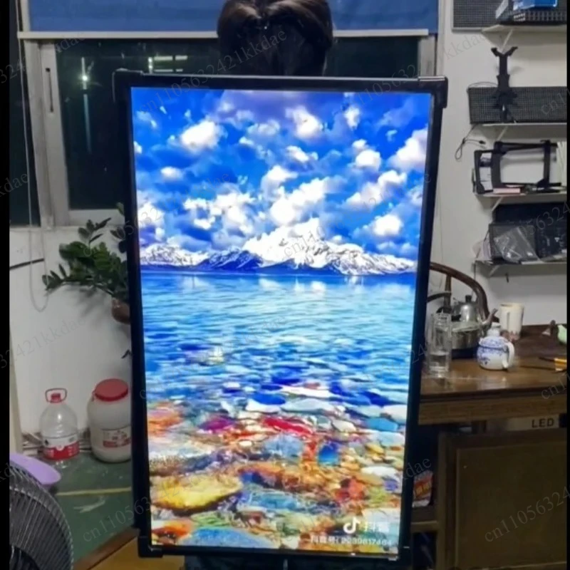 15.6-32inch LCD Digital Walker Billboard Backpack Walking Billboard Human Walking Advertising Billboard