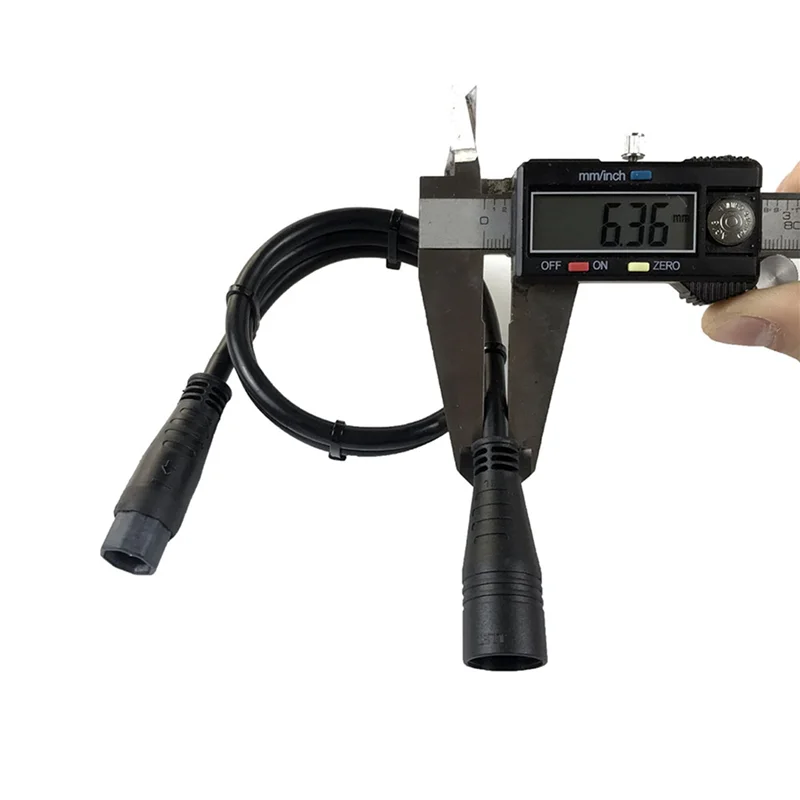 B06C-9 دبوس محور عجلات كابل المحرك 60 سنتيمتر Ebike موتور تمديد كابل أنثى إلى ذكر موصل لملحقات الدراجة الإلكترونية ، 2 قطعة