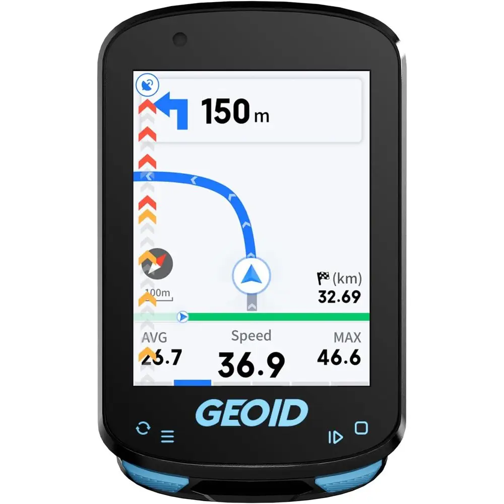 

Беспроводной велокомпьютер с навигацией по маршрутам, перенавигацией, GPS-позиционированием и функцией тренировок в помещении