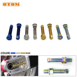 OTOM Titanium Alloy Chain Adjuster Bolt M8 M10 Motocross Dirt Bike For KTM HONDA KAWASAKI SUZUKI YAMAHA