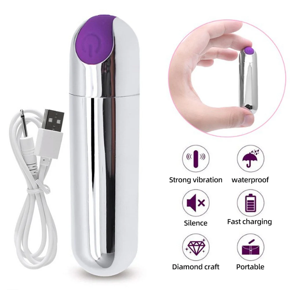 YEAIN vibrador de huevo de amor bala USB, masajeador Vaginal para mujeres, clítoris, penetración de estimulación del punto G, juguete sexual erótico para adultos