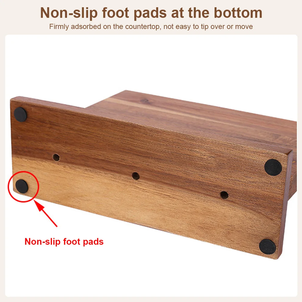 

Магнитный деревянный держатель для ножей, универсальная подставка для ножей, держатель для набора ножей, подставка для кухонной стойки, многофункциональное хранилище