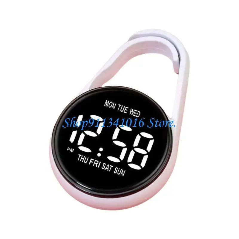 

4X7B Portable Water Resistant Student Electronic Digital Clock Combines Touch screens Night lights AntiEye Strain Technology