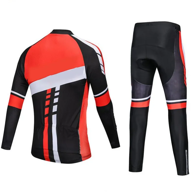 Long Sleeve Bicycle Sets Autumn Winter Bike Clothing Racing Suit Pro Team Cycling Sets Men Cycling Jersey With Pants Hot Selling