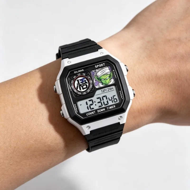 Dragon Ball Son Goku LED Sports Watch Anime Multifunction Chronograph Digital Wristwatch Outdoor Electronic Clock