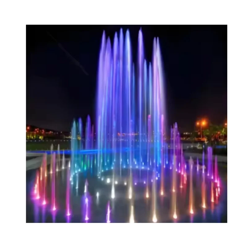 

Small pool fountain stainless steel color music fountain programmable fountain supplier