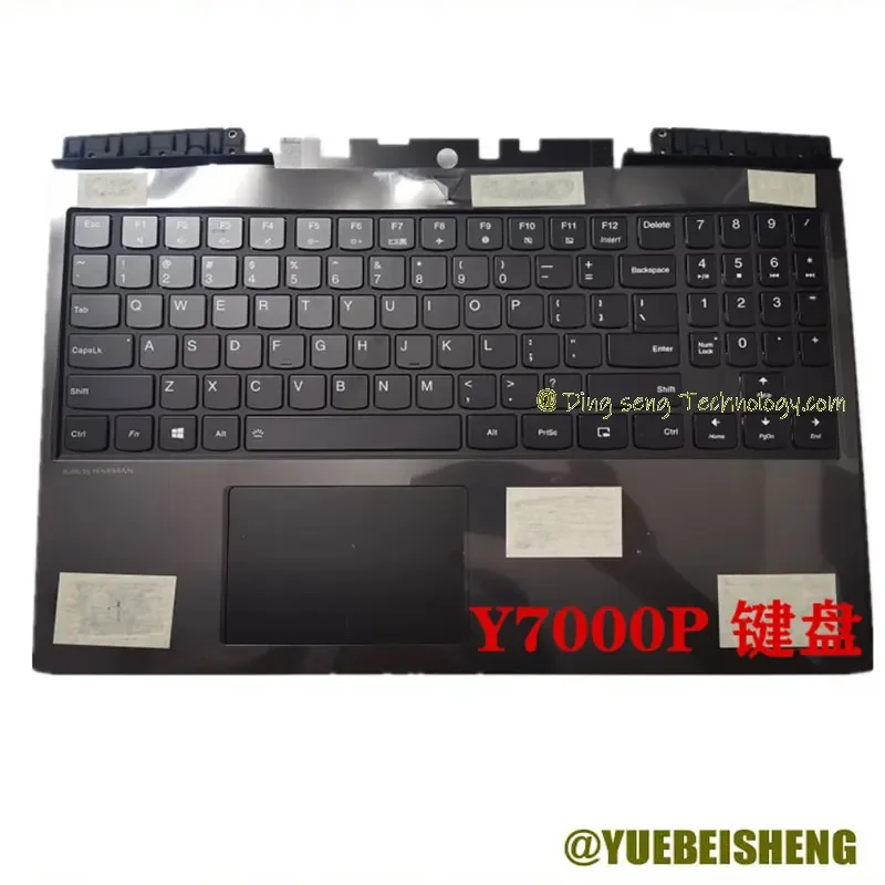 

YUEBEISHENG NEW for Lenovo Legion Y7000 Y530 Y7000P US keyboard upper cover upper case Touchpad