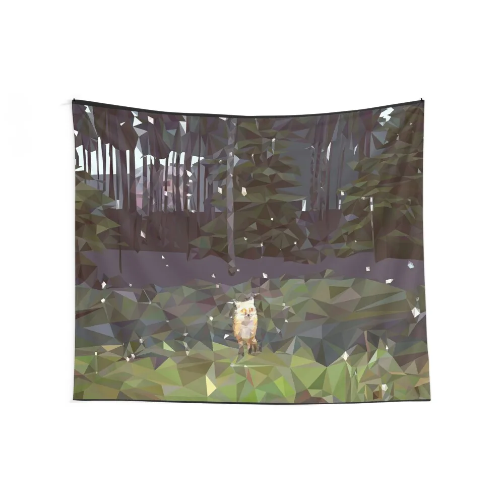 Daisy - v1 Low Poly Tapestry Mushroom Decorations For Your Bedroom Tapestry