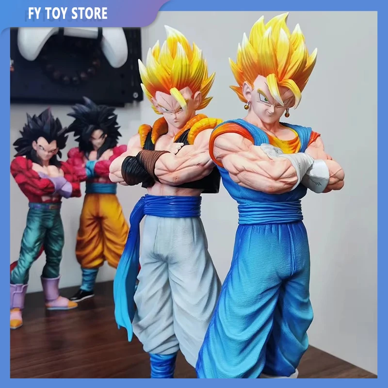 

Dragon Ball Z JT Studio Gogeta & Vegito шарнирная фигурка 30 см полностью окрашенная смола Коллекционная аниме-модель подарок Posable