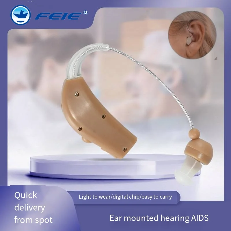 NEW Rechargeable Hearing Aid For Elderly Deafness Sound Amplifier Adjustable Portable Super Hearing Aid Headphones  2024