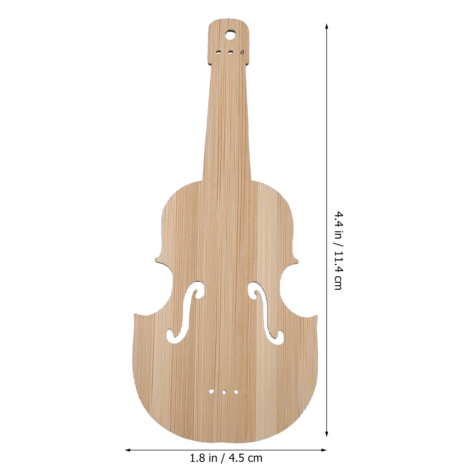 

Bamboo Bookmark Blank Violin Design Unfinished Tag for DIY Craft Bookmarks Gentle Smooth Edges Practical Gift