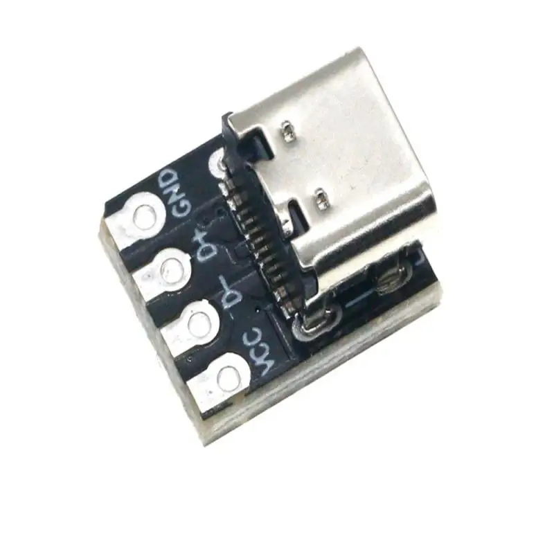 TYPE-C Motherboard Test Board Double-sided Positive And Negative Connector USB3.1 16P To 2.54 High Current Power Adapter Board