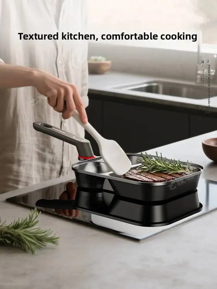 

3-In-1 Breakfast Flat-Bottomed Frying Non-Stick Pan Multi-Functional Household