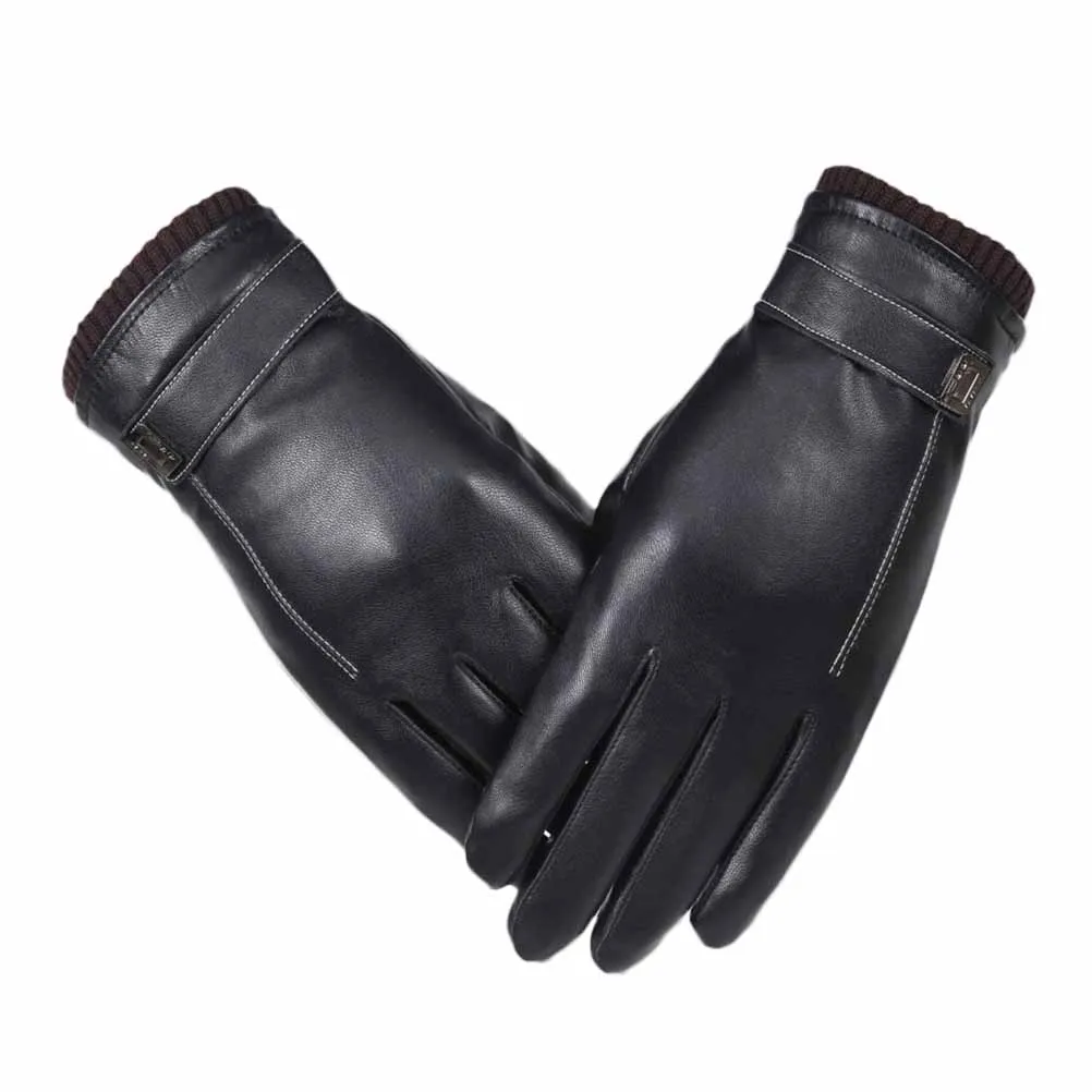 

Thermal Touchscreen for Men Women Bike Gloves Touch Screen Winter Sports Outdoor Protection Gloves Black Color Warm Design