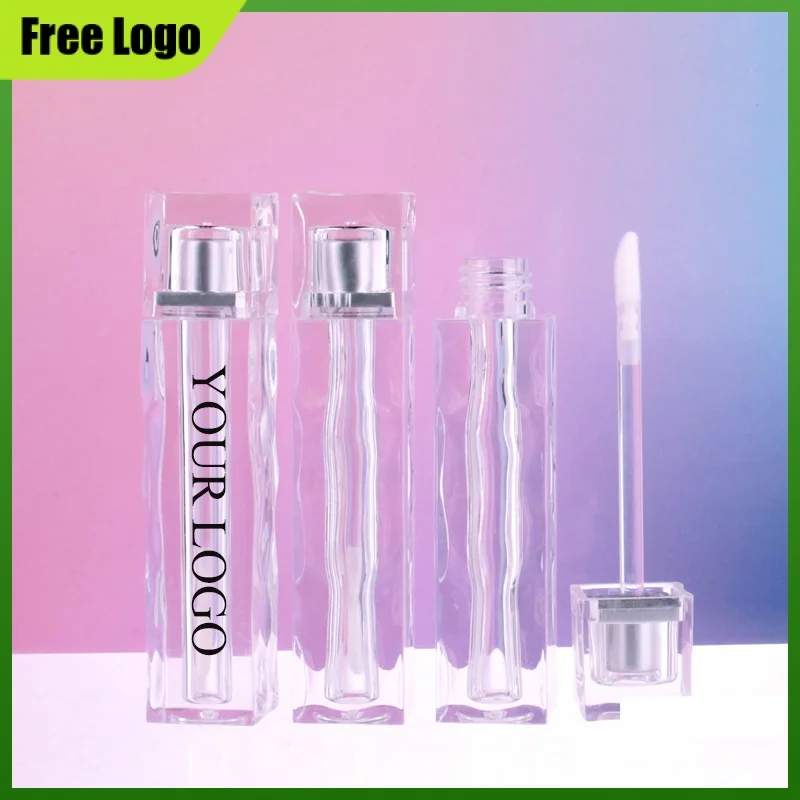 20/30/40pcs Empty Cosmetic Bottle Wholesale Portable Refillable Empty Transparent Plastic Lip Gloss Bottle  Packaging For Travel