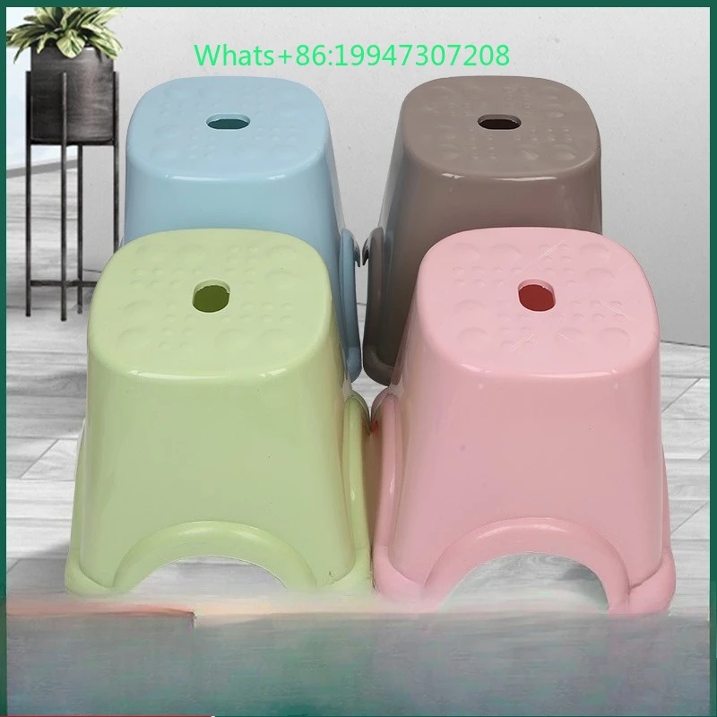 

Modern Minimalist Thickened PP Stool Anti-Slip Triple-Layer Reinforcement+OEKO-TEX Certified, Max Load 180kg for Home