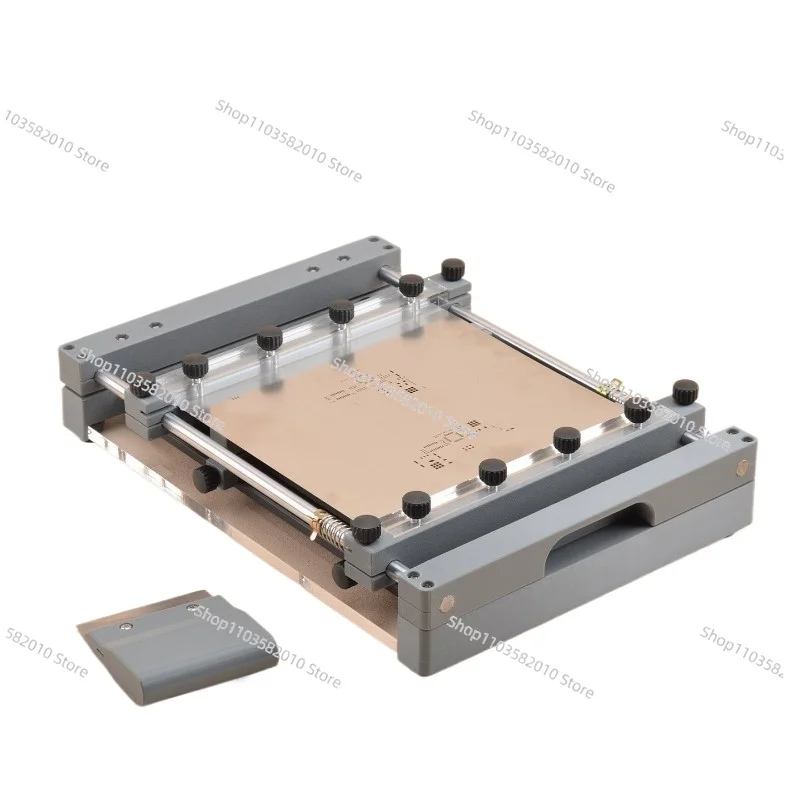 Desktop Manual Steel Mesh Screen Printing Table, Micro Printing Machine for Sheet Metal