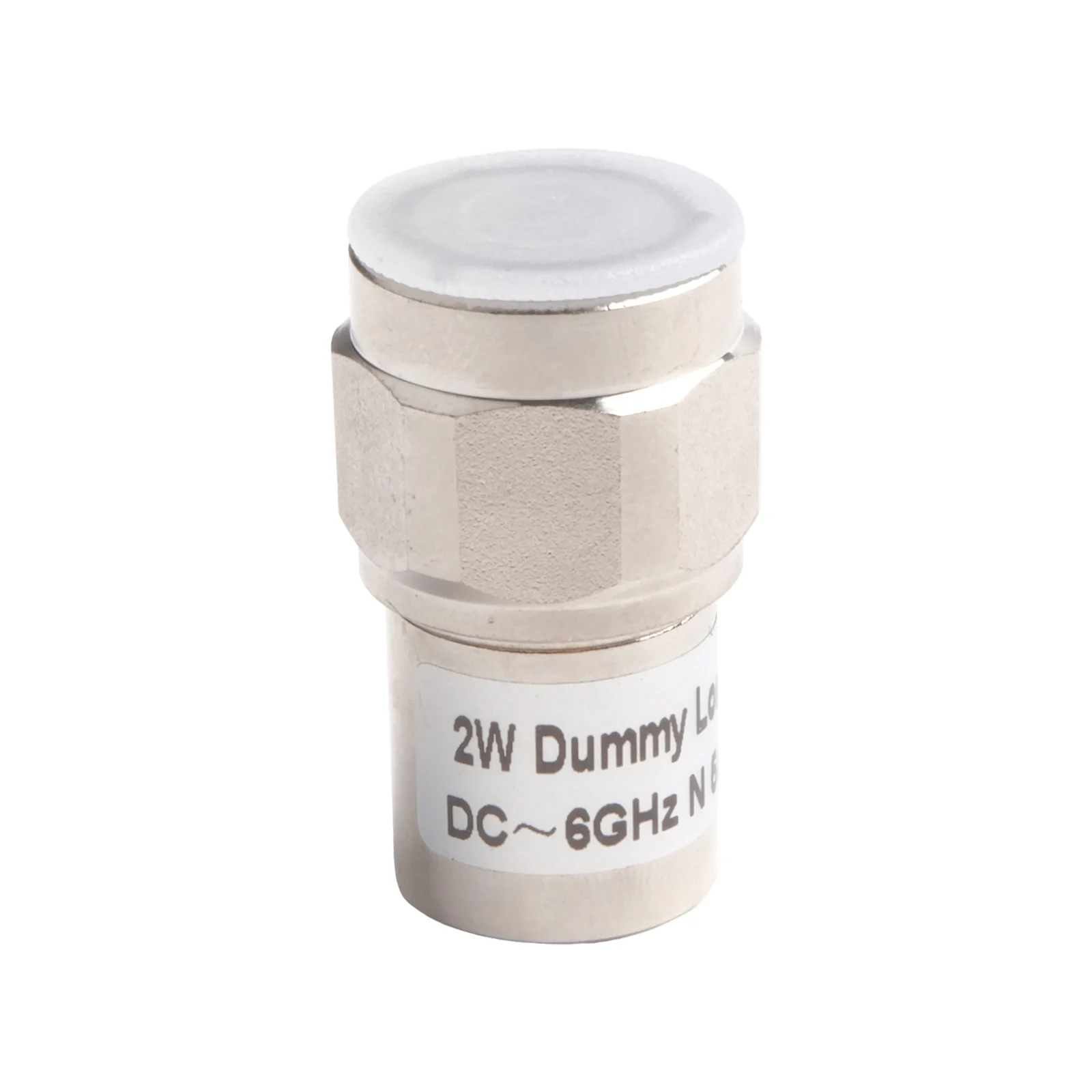 N Type RF Matched Load 50 Ohm 2W DC to 6GHz Coaxial Terminal Adapter with N Male Port for Low VSWR Signal Absorption
