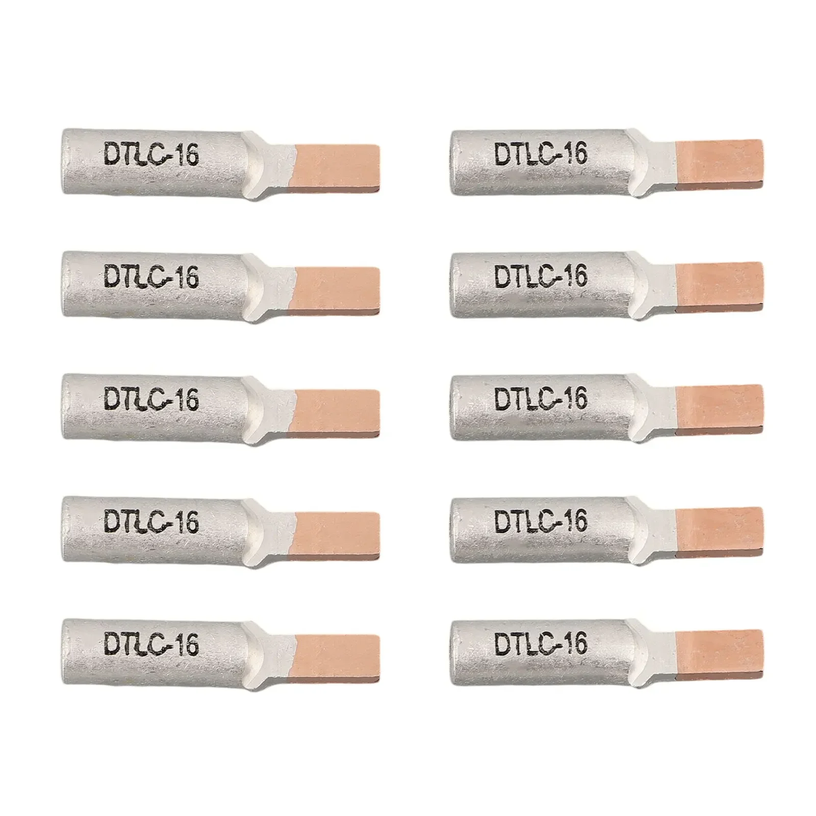 10pcs Wire Terminals DTLC-10 DTLC-16 DTLC-25 10-25mm2 For Circuit Breaker Wire DTLC Terminal Cable Lugs Wiring Connector