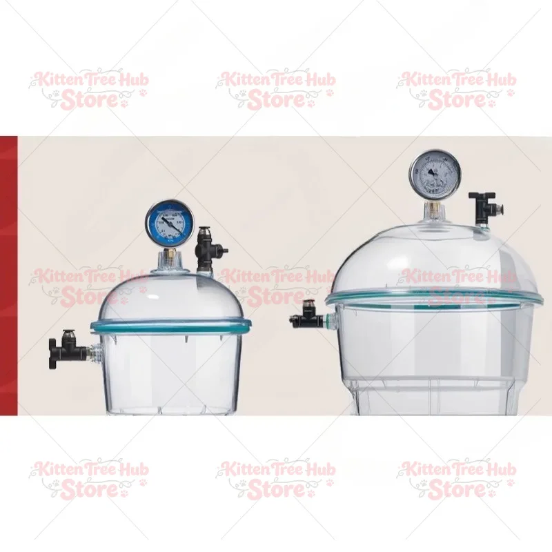 Vacuum Desiccators, Small Lab Desiccator, Double Valves Glassware Lab Desiccator Dryer Vacuum Desiccator Jar