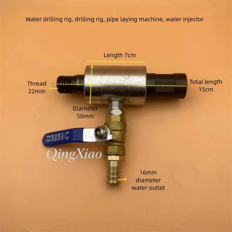 Core Drill Trenchless Water Injector Dual High Pipe Layer Special Increased Water Flow High Volume Accessories