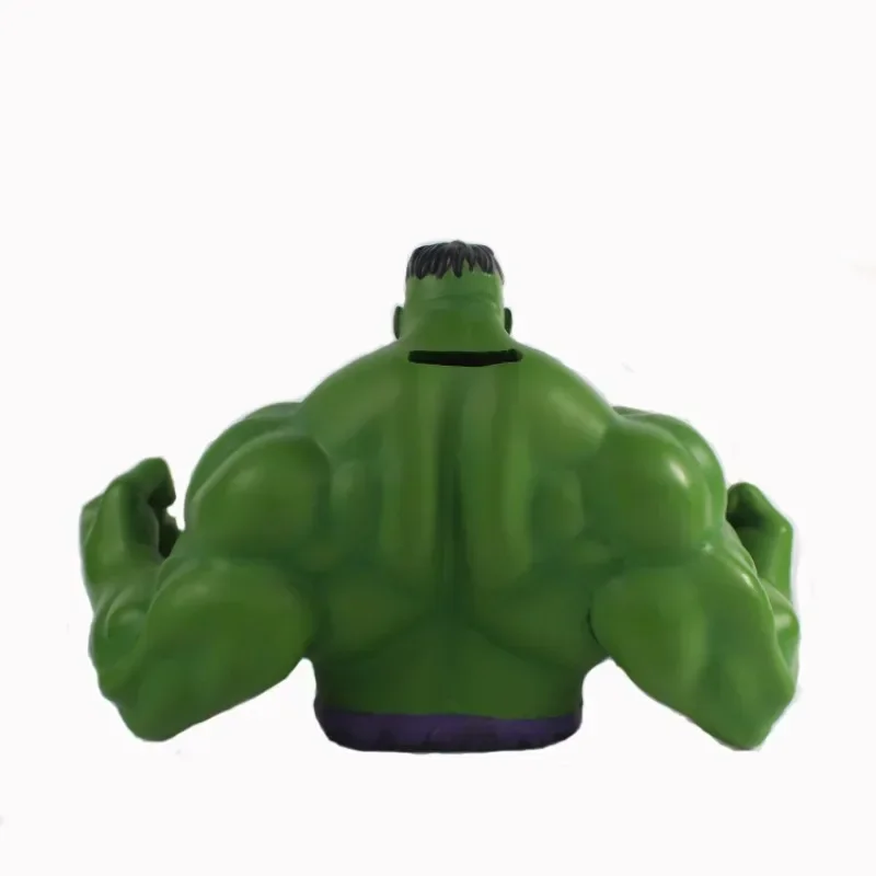 Marvel Hero Series Animation Movie Peripheral Hulk Doll Half-length Piggy Bank Creative Personalized Hand Figure Model Ornament