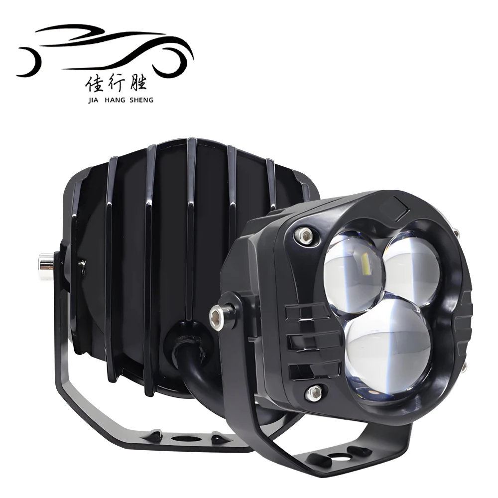

4 inch Round LED Work Light Pods Flush Mount Driving White Yellow Lamp Fog Light Reversing Lamp High Low Beam For Off Road Use