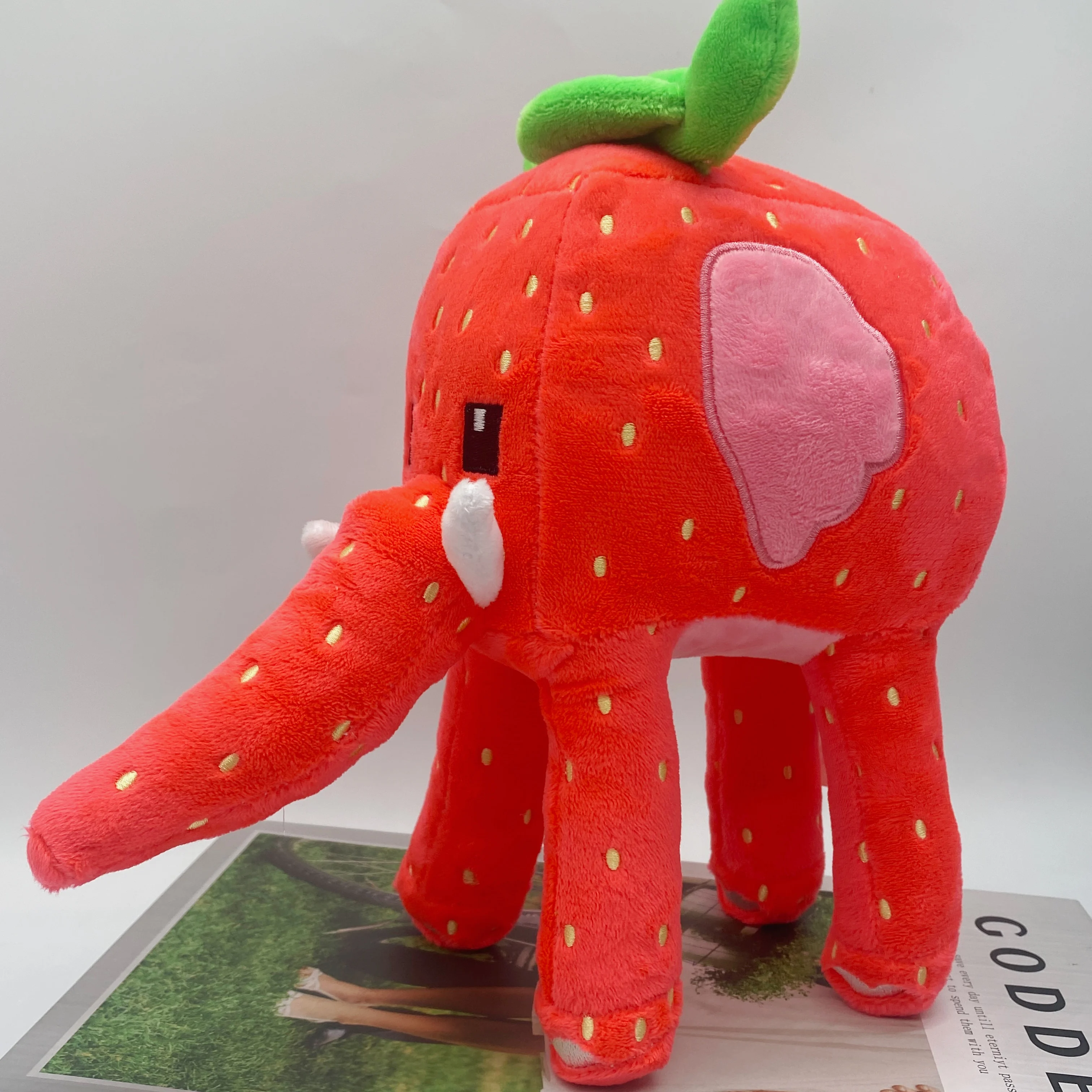 2 قطعة سرقة أ Brainrot ألعاب من القطيفة Brainrot 67 سامي الفراولة الفيل لوس Tralaleritos Plushies مجموعة ألعاب للأطفال المشجعين هدية #6