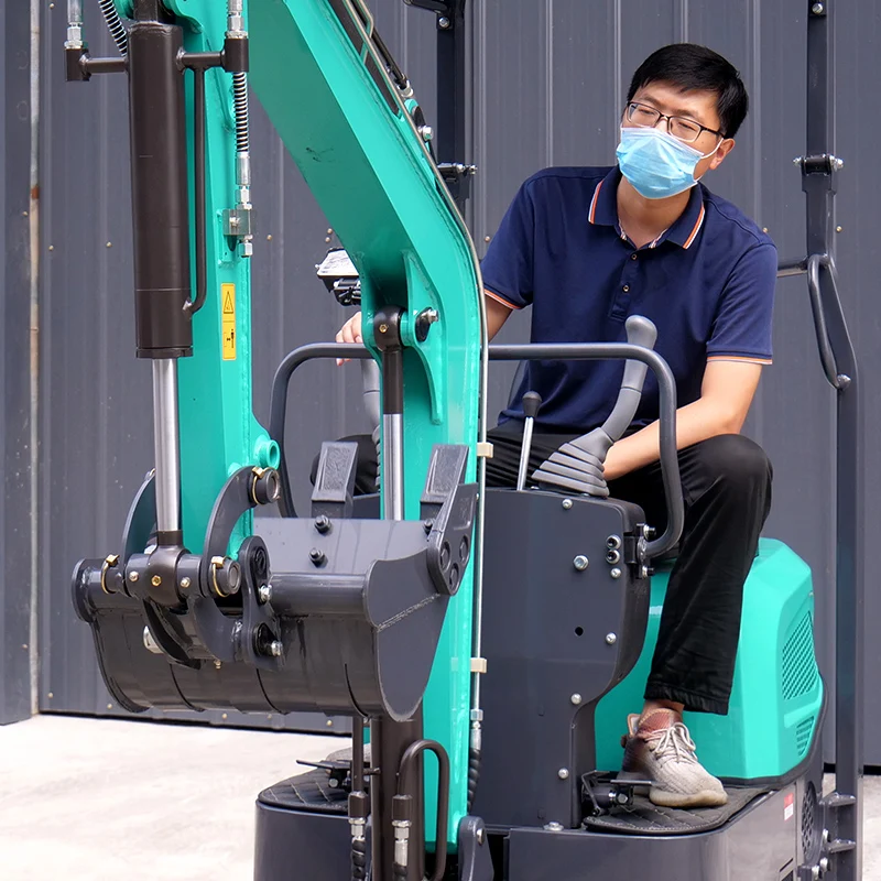 

Customized Euro 5 CE Digger Mini Excavator Manufacturer Home Use 1.2 Ton Customized Mini Excavator EPA Kubota Engine CE Garden
