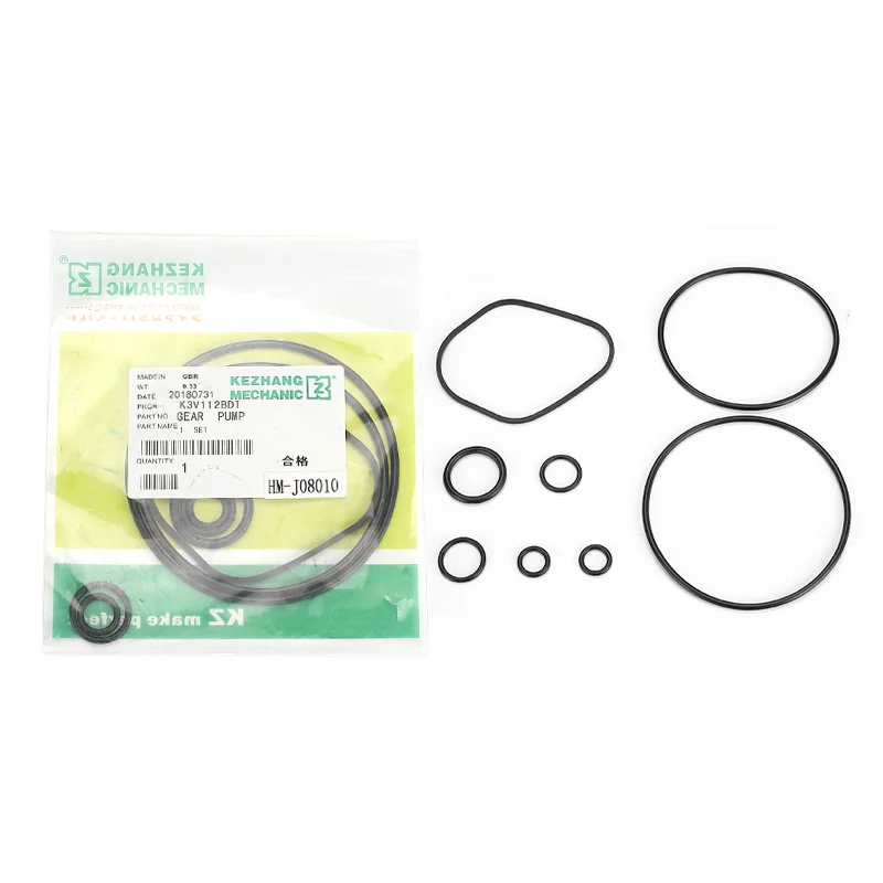 For Caterpillar Excavator gear pump oil seal kit For Excavator K3V112 E320 E330C E312B hydraulic pump seals repair spare parts