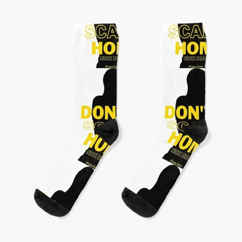 

Nick Diaz - Don't Be Scared Homie Socks warm winter Heating sock designer brand Girl'S Socks Men's