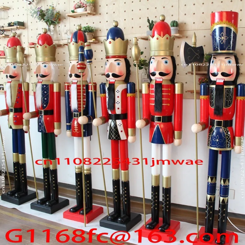50cm Large British Nutcracker Puppet Soldier Decoration, Creative New Year and Christmas Decoration