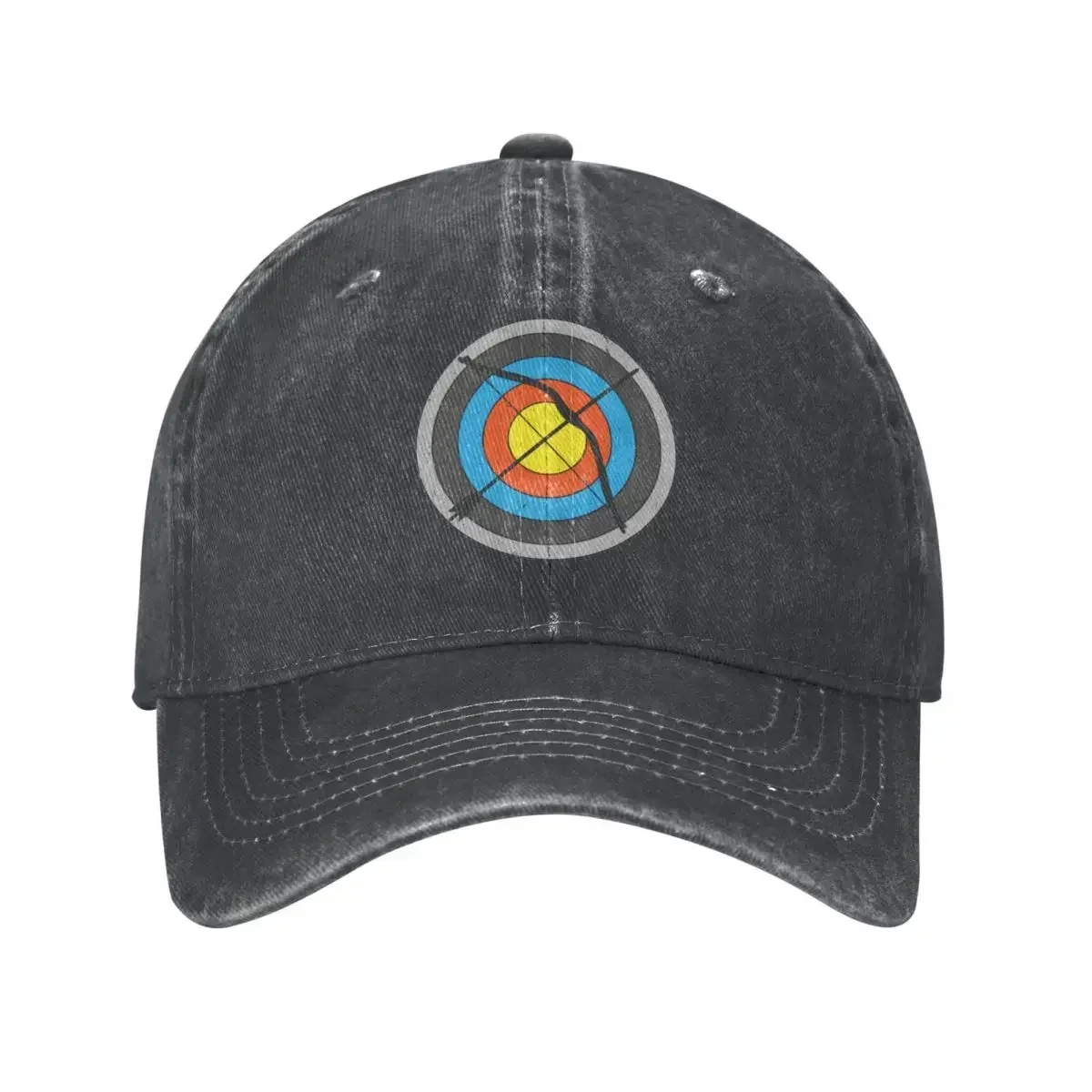 New Archery Bow Arrow Sport Baseball Caps Accessories Casual Distressed Denim  Cap Men Women Outdoor All Seasons